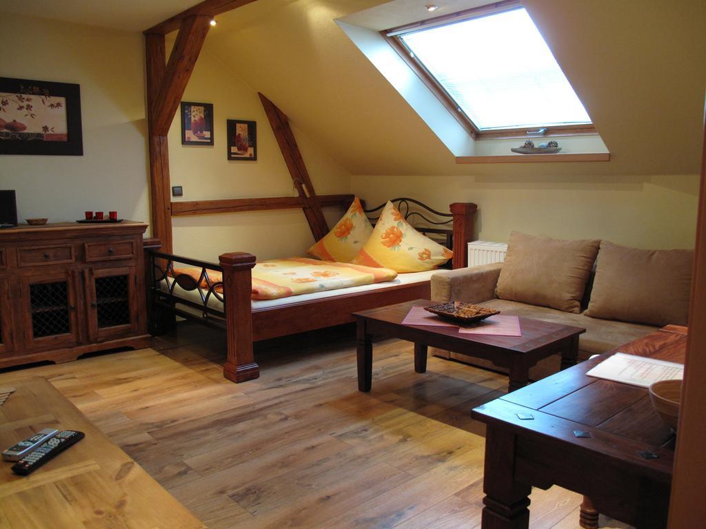 Pension Appartementhaus Central Нордхаузен Номер фото